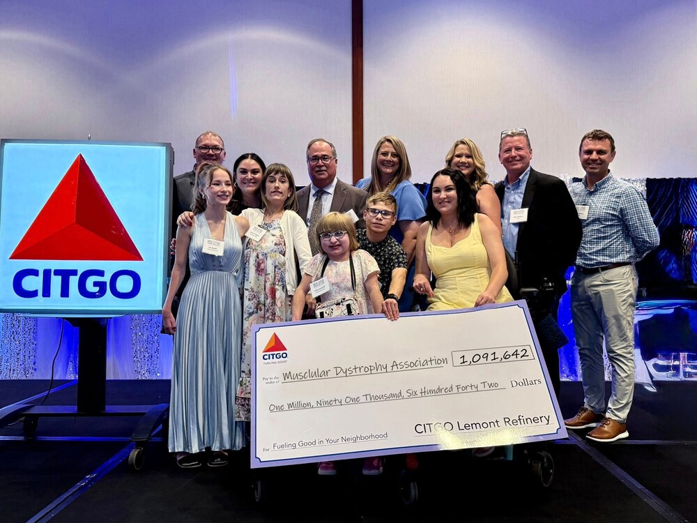 CITGO Lemont Refinery Raises Record $1 Million for Muscular Dystrophy Research